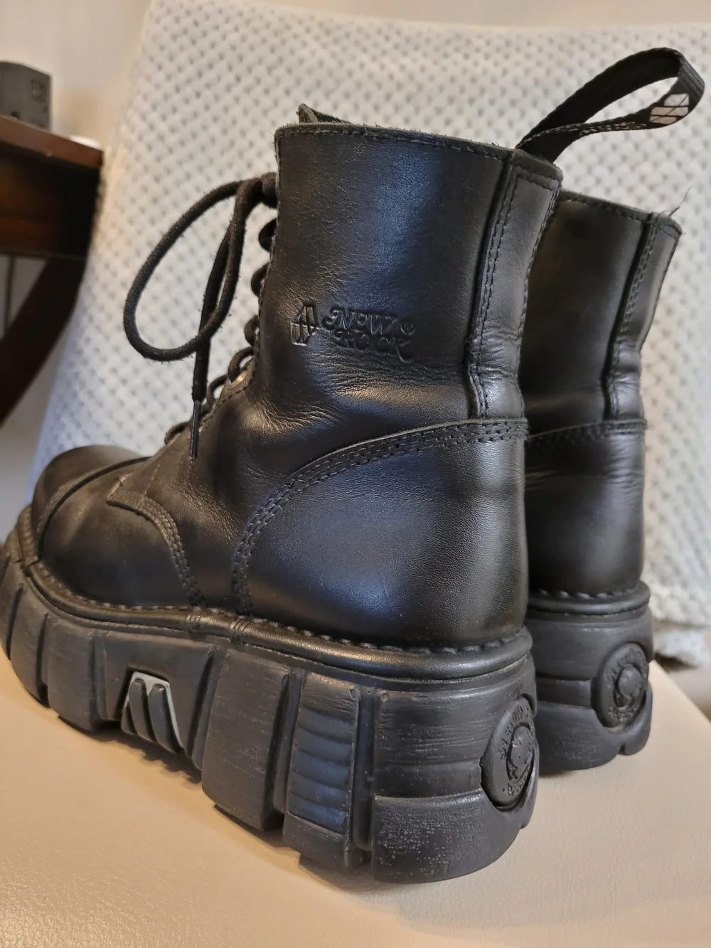 New Rock Combat Boots